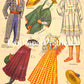 Vintage Fiesta Paper Dolls 1965 Printable PDF Instant Digital Download 6 Spanish Festival South American Party Clip Art