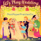 Vintage Paper Dolls Lets Play Wedding 1938 Printable PDF Instant Digital Download Cute Childrens Pretend Make Believe Wedding Playset