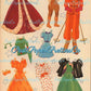 Vintage Paper Dolls Country Club Cut Outs 1941 Printable PDF Instant Digital Download 20 Young Social Guys Gals Fashions Clip Art