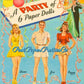 Vintage A Party of 6 Paper Dolls 1949 Printable PDF Instant Digital Download 6 Guys & Gals Young Adults Mid Century Clothing Clip Art