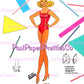 Vintage Paper Dolls Day to Night Barbie 1985 Printable PDF Instant Digital Download Career Girl Fashions Toy Doll Z1