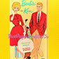 Vintage Paper Dolls Classic Barbie and Ken 1962 TEN Page Wardrobe Printable PDF Instant Digital Download Toy Fashion Dolls Z1