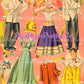 Vintage Paper Dolls First Date 1944 Printable PDF Instant Digital Download 8 Teenager Dolls Boyfriend Girlfriend Teen Friends Clip Art