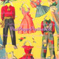 Vintage Paper Dolls Roller Rhythm 1944 Roller Skating Teens Printable PDF Instant Digital Download 6 Teenager Friends Clip Art