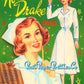 Vintage Nurse Paper Dolls Nora Drake Radio Star 1952 Printable PDF Instant Digital Download Retro Hospital Nursing Clip Art