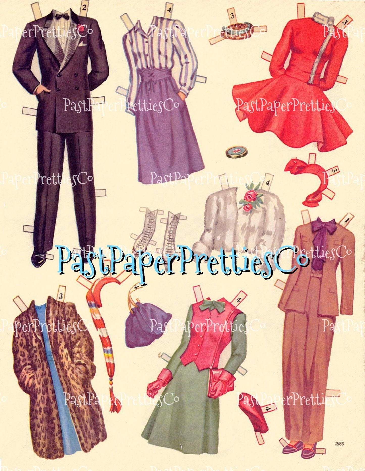 Vintage Paper Dolls Juke Box Soda Shop Diner 1948 Printable PDF Instant Digital Download Fun '50s Teens Girls Boys Sock Hop Clip Art