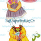 Vintage Paper Dolls Betsy Doll Cutout Book 1967 Printable PDF Instant Digital Download Cute Kitsch Little Sixties Girl Clip Art
