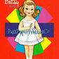 Vintage Paper Dolls Betsy Doll Cutout Book 1967 Printable PDF Instant Digital Download Cute Kitsch Little Sixties Girl Clip Art