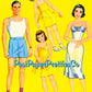 Vintage Paper Dolls The Jones Family 1961 Printable PDF Instant Digital Download Suburban Mid Century Sixties Family Clip Art