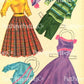 Vintage Paper Dolls Campus Queens Dolls & Dresses 1957 Printable PDF Instant Digital Download Pretty College Girls University Students