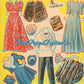 Vintage A Party of 6 Paper Dolls 1949 Printable PDF Instant Digital Download 6 Guys & Gals Young Adults Mid Century Clothing Clip Art