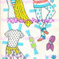 Vintage Paper Dolls Sweet Swingers Doll Book 1968 Retro Groovy Mod Boho Hippie Chicks Fashions Printable PDF Instant Digital Download