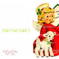 Vintage Printable Little Christmas Angel and Lamb Card Image c. 1940s PDF Instant Digital Download JPEG PNG 300 dpi