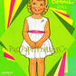 Vintage Paper Dolls Bonnie Doll Cutout Book 1967 Printable PDF Instant Digital Download Cute Kitsch Little Sixties Girl