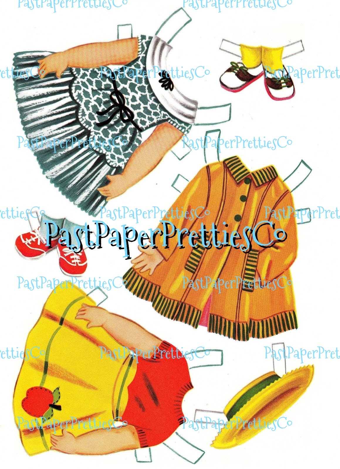 Vintage Paper Dolls Betsy Doll Cutout Book 1967 Printable PDF Instant Digital Download Cute Kitsch Little Sixties Girl Clip Art