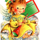 Vintage Printable Pretty Angel Girls Christmas Card Images 3 Sizes Fussy Cuts Collages Full Cards PDF Instant Digital Download Cute Clipart