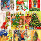 Vintage Printable Midcentury Christmas Children Childhood Magic Card Images PDF Instant Digital Download MCM Holiday Kids Collages Clipart