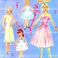 Vintage Paper Dolls Paper Doll Parade 1955 Printable PDF Instant Digital Download 12 Pretty Dolls Girls & Ladies Clip Art