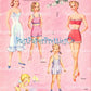 Vintage Paper Dolls Paper Doll Parade 1955 Printable PDF Instant Digital Download 12 Pretty Dolls Girls & Ladies Clip Art