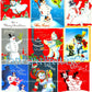 27 Vintage Art Deco Snowman Christmas Collage Sheet & Full Cards Printable Snowmen PDF Instant Digital Retro Kitsch Kawaii 300 dpi