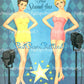 Vintage Paper Dolls Leading Ladies 1950s Printable PDF Instant Digital Download Movie Star Actress Dolls and Their Stand-Ins Clip Art