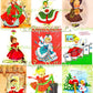 99 Vintage Printable Little Christmas Ladies MCM Girls ATC Collage Sheets Images PDF Instant Digital Download Cute Holiday Clip Art