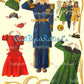 Vintage Paper Dolls Navy Scouts 1942 Printable PDF Instant Digital Download WWII Naval Sea Force Boy Girl Military Wartime Clip Art