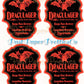 Vintage Printable Halloween Beer Labels Draculager Dracula Bat Transylvania PDF Instant Digital Download Funny Novelty Beer Bottle Labels