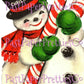 Vintage Printable Cute Snowman Christmas Card Images 3 Sizes Fussy Cuts Collages Full Cards PDF Instant Digital Download ALL Snowmen Clipart