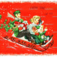 Vintage Printable Christmas Family of 3 From the Three of Us Card Images 2 Sizes Collages Full Cards PDF Instant Digital Download Retro MCM