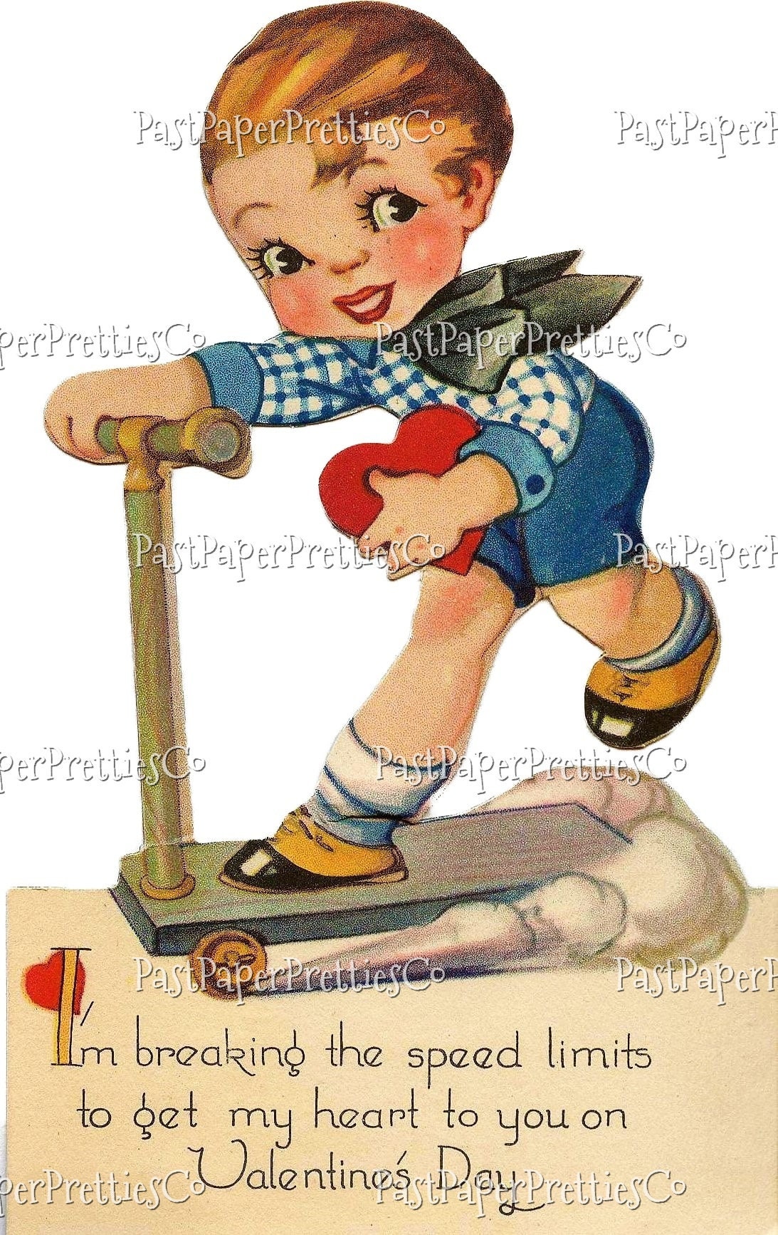 Vintage 1930s Printable Valentines Cute Coy Kids Children Card Images PDF Instant Digital Download Kitsch Kawaii Cute Girls Boy Clip Art