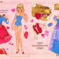 Vintage Valentine Pretty Patti Fashion Paper Doll Folded Printable Card 1980s PDF Instant Digital Download Dress Up Doll and her Clothes