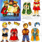 Vintage Christmas Paper Dolls School Children Nativity Christmas Play Printable PDF Instant Digital Download Festive Kids Holiday Clipart