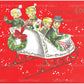 Vintage Printable Christmas Family of 4 From the Four of Us Card Images 3 Sizes Collages Full Cards PDF Instant Digital Download Retro MCM