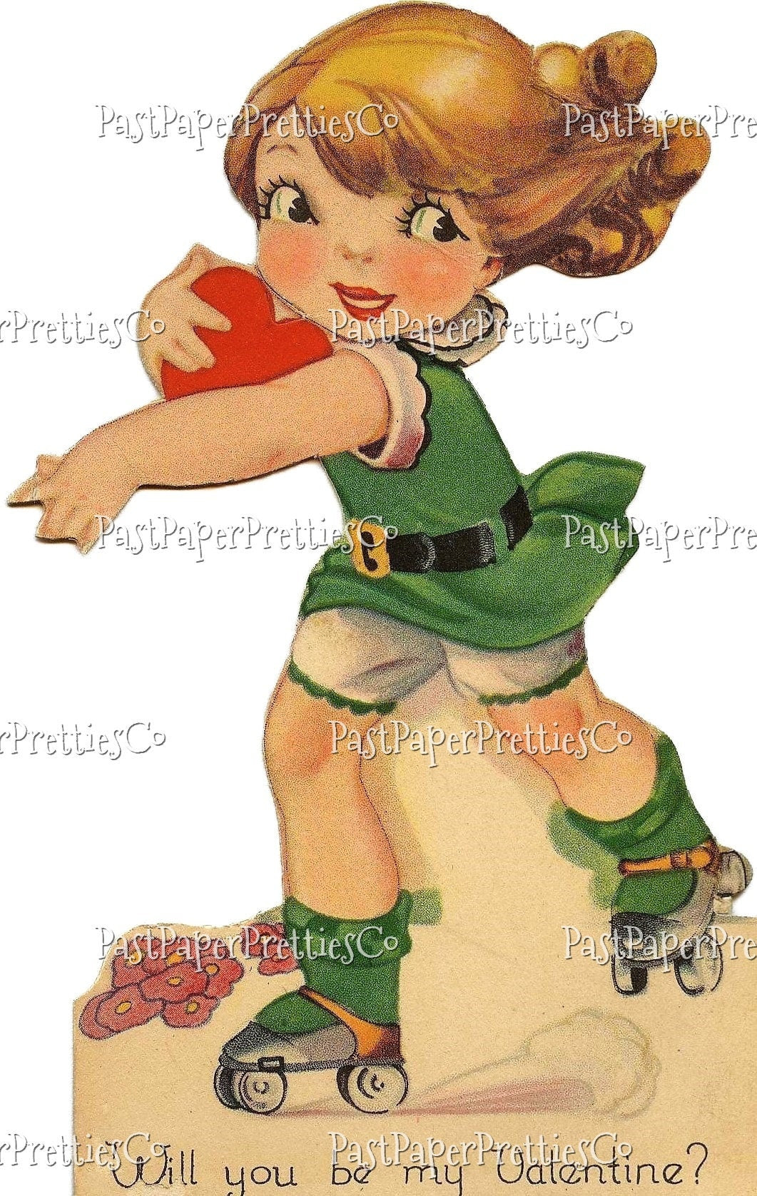 Vintage 1930s Printable Valentines Cute Coy Kids Children Card Images PDF Instant Digital Download Kitsch Kawaii Cute Girls Boy Clip Art