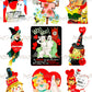 72 Vintage Printable Retro Halloween Valentine Cards Collage Sheets Cute Spooky Images PDF Instant Digital Download ALL Halloween Themed