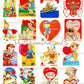 32 Vintage Printable Valentines Day Military Themed Collage Sheets PDF Instant Digital Download Cute Army Navy Marines Men Ladies Clip Art