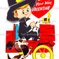 18 Vintage Firefighter Valentines Day Cards All Fireman Themed Collage Sheets & Single Images Printable PDF Instant Digital Download