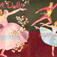 Vintage Paper Dolls Ballet Dolls c. 1957 PDF Printable Instant Digital Download 4 Girl Boy Dancer Dolls Ballet School Clip Art