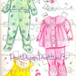 Vintage Paper Dolls Baby Album 1961 Cute Babies Toddlers Toys Clothing Printable PDF Instant Digital Download Retro Infant Clipart