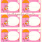 Vintage Cute Little Gingham Umbrella Girl Postcard Image Retro 70s Stationary PDF Instant Digital Download Kawaii Sunbonnet Sue Clipart