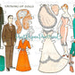 Vintage MCM Family Paper Doll Sets Retro Growing-Up Dolls Printable PDF Instant Digital Download Papercraft Play Sets 2 Sizes