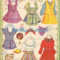 Vintage 17 Paper Dolls 1952 Printable PDF Instant Digital Download Lots of Adorable Cute Little Girl Dolls and Clothing Clip Art