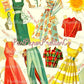 Vintage Paper Dolls Photo Fashions 3 Cut-Out Dolls 1953 PDF Printable Instant Digital Download Lady Man Models Clip Art
