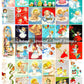 38 Vintage Printable Musical Christmas Angels Collage Sheets & Full Cards PDF Instant Digital Kitsch Cute Cherub Kids Babies