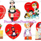 Vintage Printable Valentines Day Cards Cute Merry Maids Themed Collage Sheets PDF Instant Digital Download Retro Housekeeping Clipart