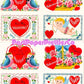 Vintage Printable Valentines Cards 1961 Cute Kitsch Children & Animals Collage Sheets PDF Instant Digital Download 49 Nostalgic Designs