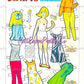 Vintage Paper Dolls Bunty's Cut-Out Wardrobe Printable PDF Instant Digital Download 6 Sets Cute 60s 70s Comic Book Girl and Clothing