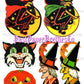 Vintage Printable Old World Halloween Images Collage Sheets PDF Instant Digital Download All Mid Century Kitsch Spooky Clip Art JPG PNG