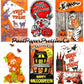 Vintage Halloween Printable Trick or Treat Bags Collage Cards Retro Images PDF Instant Digital Download Retro Loot Goodie Bag Clip Art